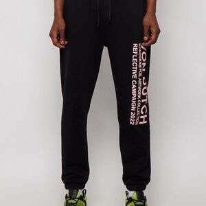 New Von Dutch Sweatpants Joggers Monogram Foil Artwork Collection Size 2XL Rare